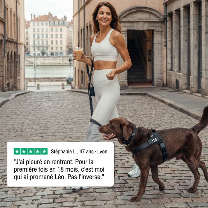 Veltrio – Harnais Anti-Traction Chien | Contrôle Total Sans Dressage